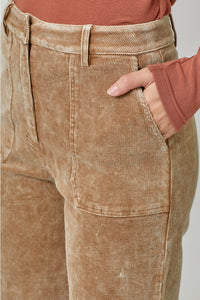 Washed Corduroy Trousers