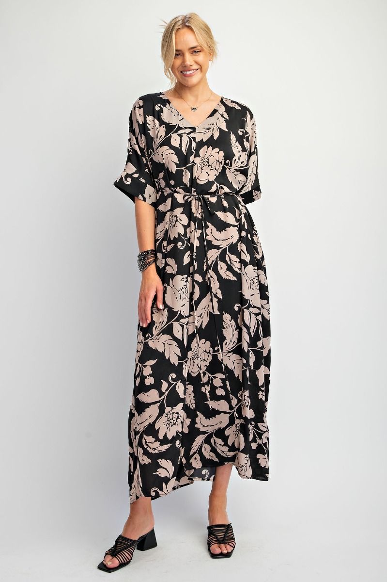 Mirabelle Satin Maxi Dress