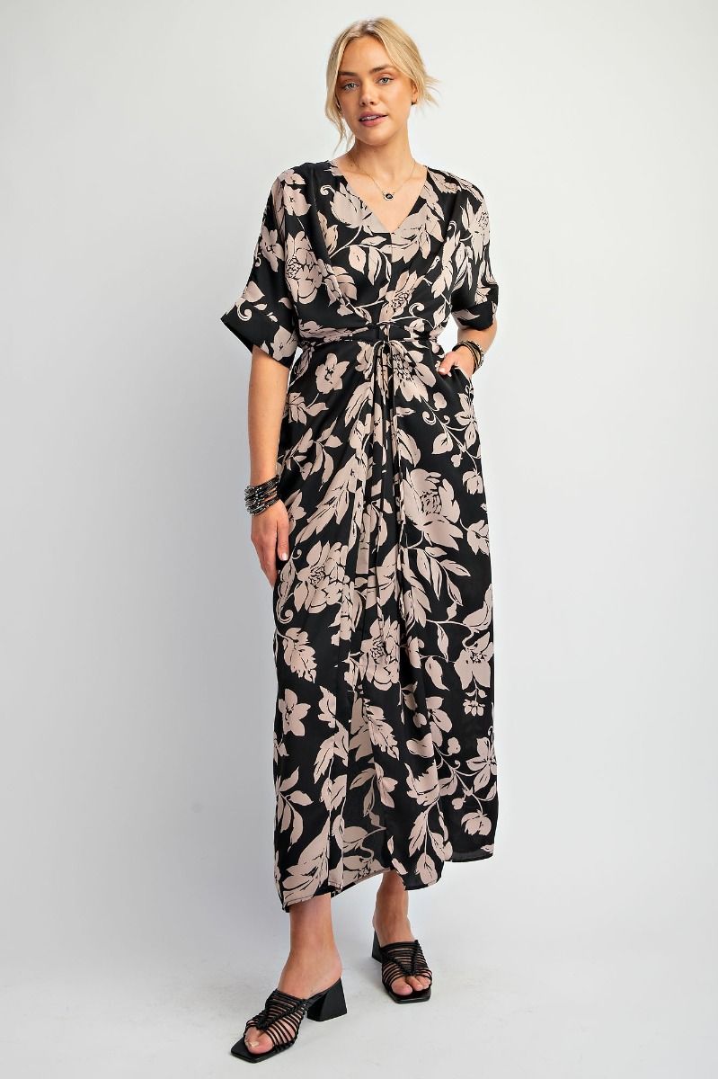 Mirabelle Satin Maxi Dress