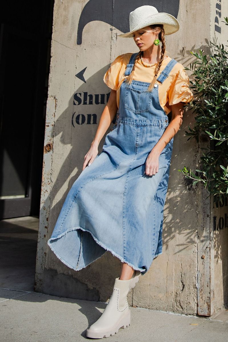 Denim Jumpsuit Dress