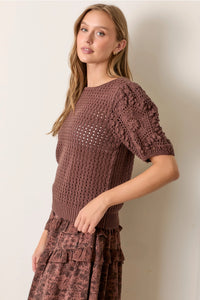 Crochet Sleeve Sweater