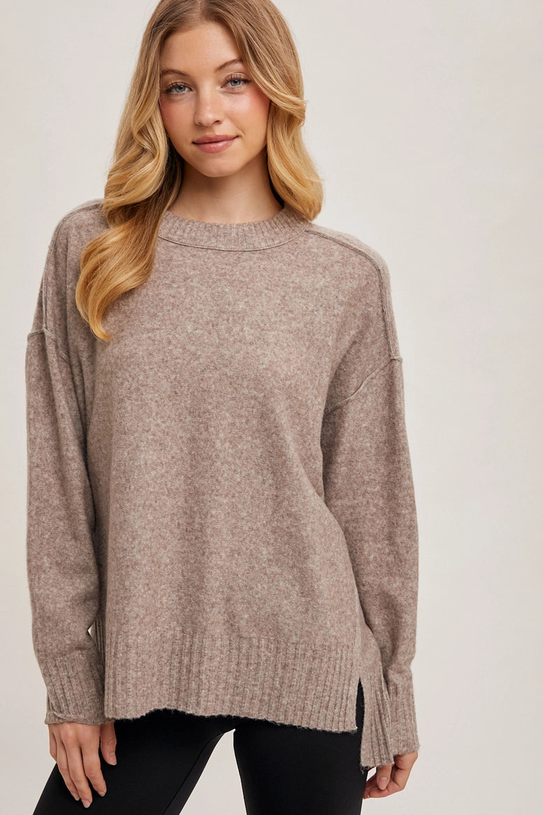 Crew Neck Pullover Sweater