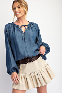 Washed Chambray Tunic