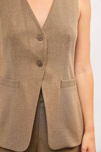 Button Front Vest