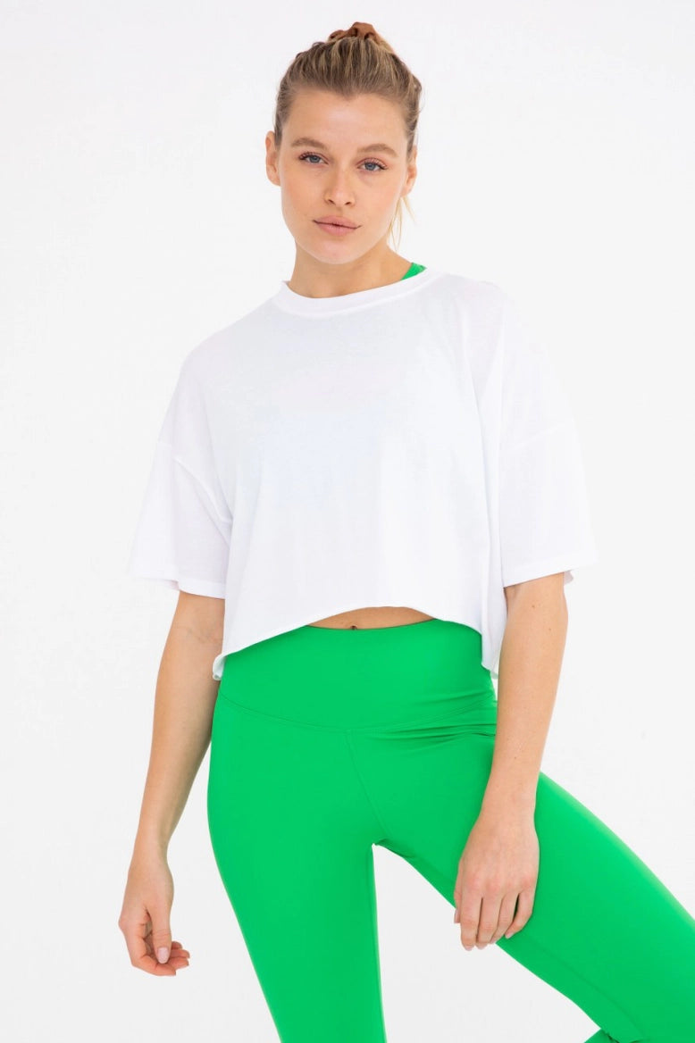 Relaxed Fit Cropped Tee