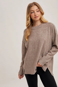 Crew Neck Pullover Sweater