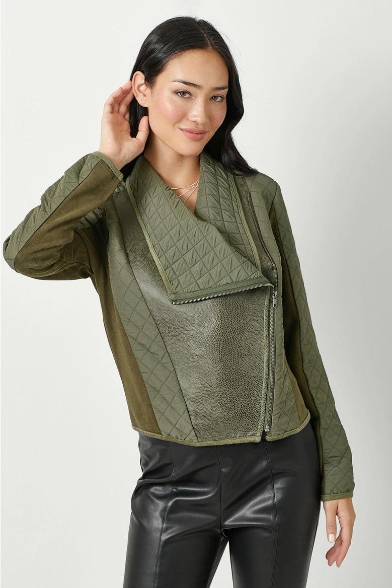 Drape Quilting Jacket