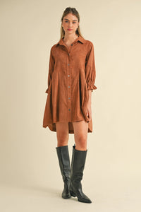 Corduroy Mini Dress