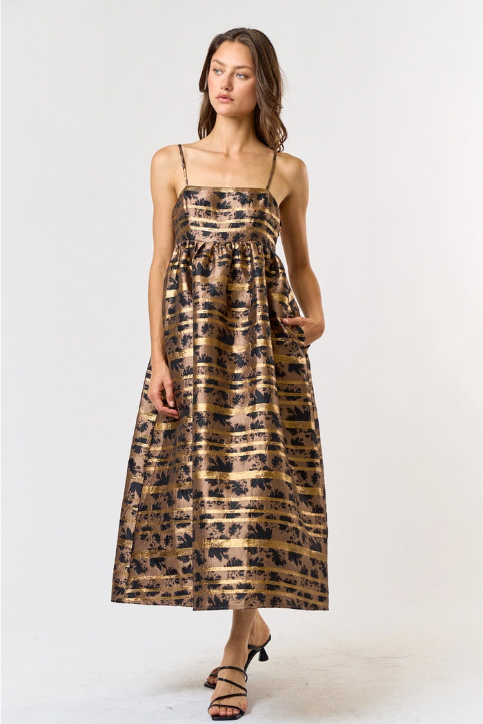 Jacquard Midi Dress