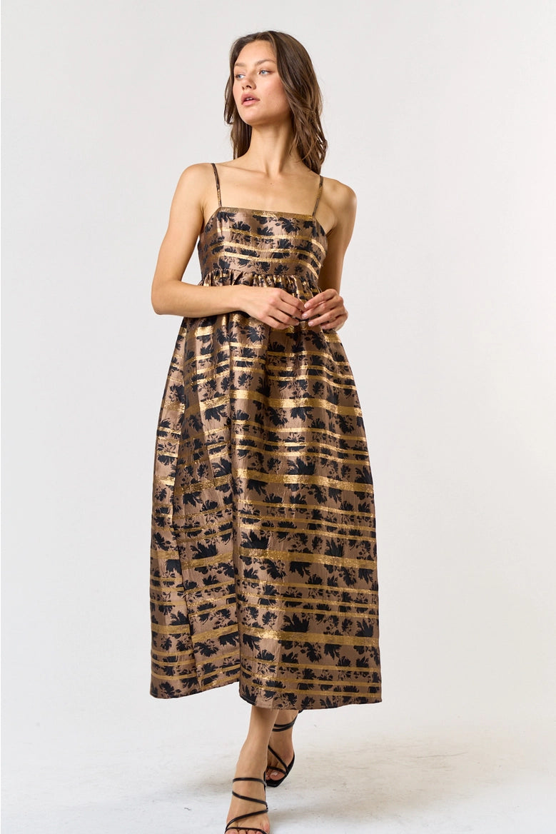 Jacquard Midi Dress