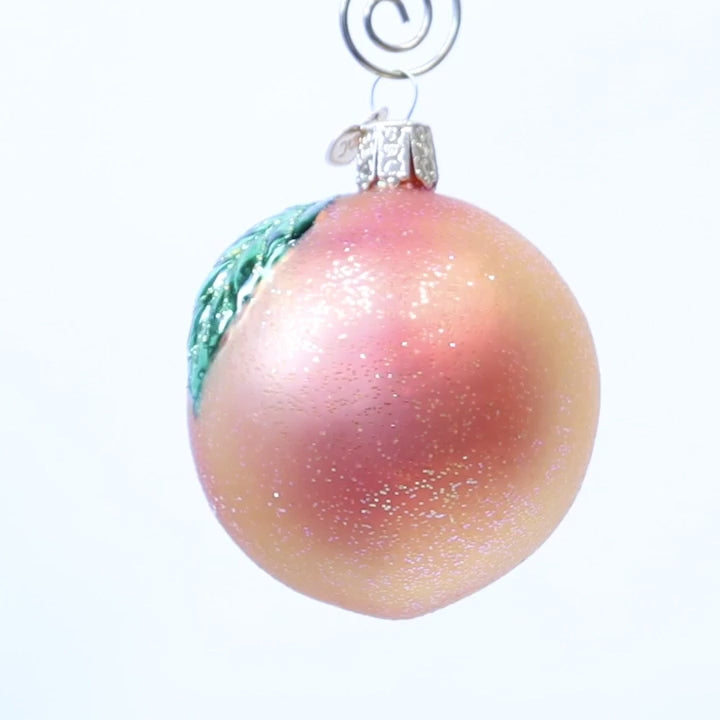 Peach Ornament