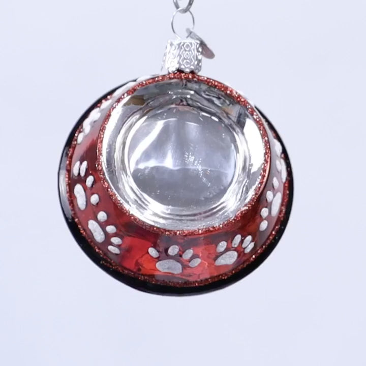 Dog Bowl Ornament