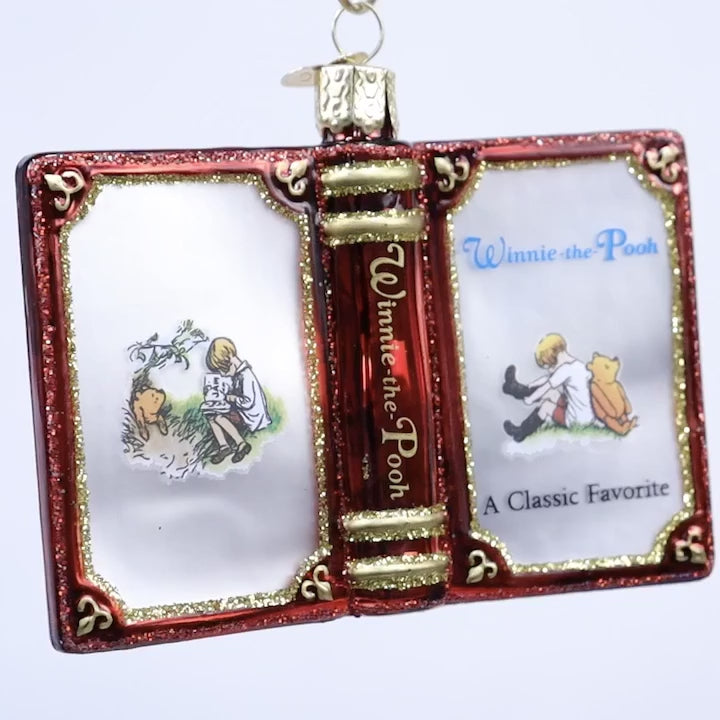 Pooh Book Ornament