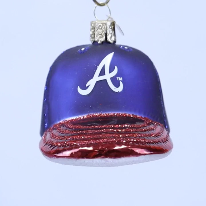 Braves Cap Ornament