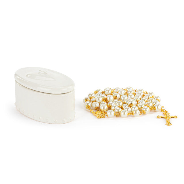 Trinket Box and Rosary