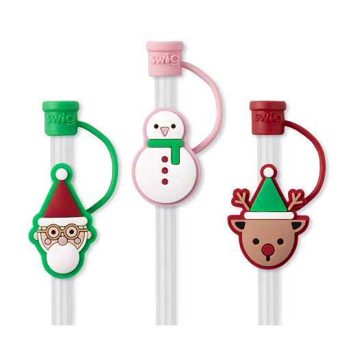 Holiday Straw Topper Set