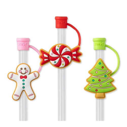 Holiday Straw Topper Set