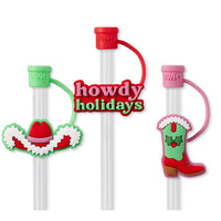 Holiday Straw Topper Set