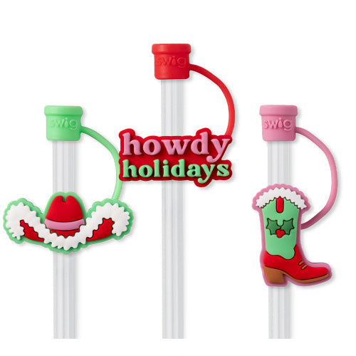 Holiday Straw Topper Set