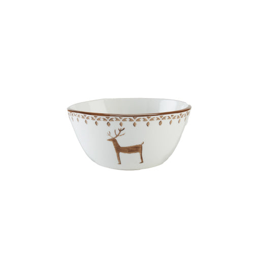 Wooded Reindeer Bowl