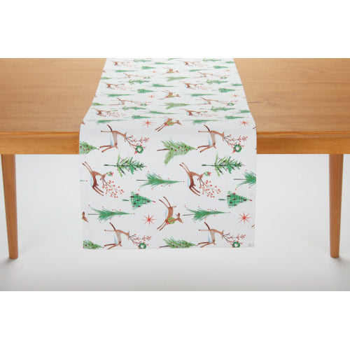 Frolicking Reindeer Table Runner