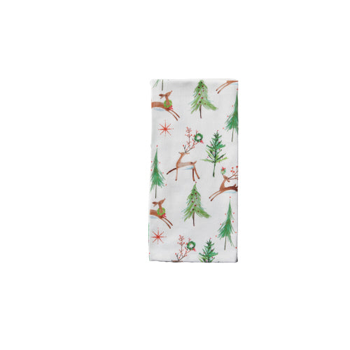 Frolicking Reindeer Dish Towel