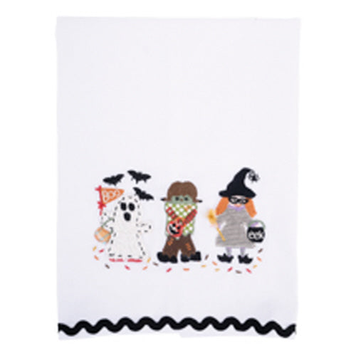 Trick or Treaters Tea Towel