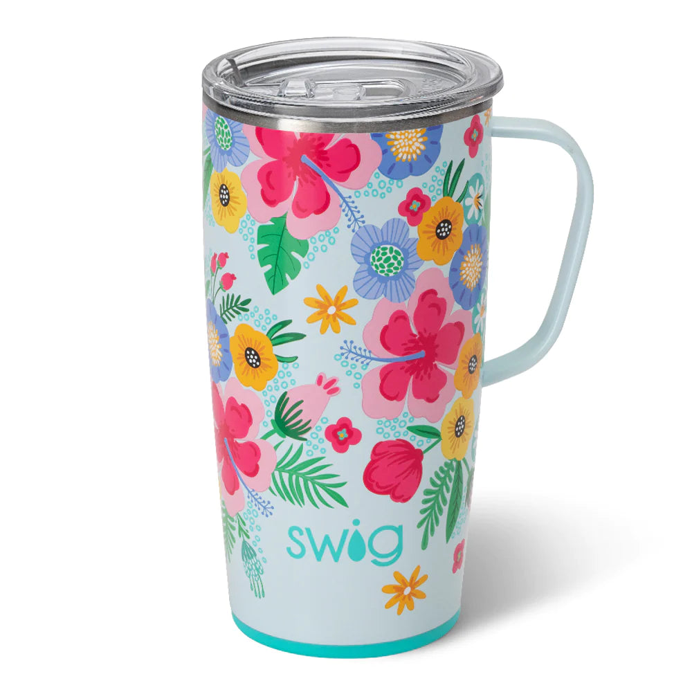 Island Bloom Travel Mug 22 oz