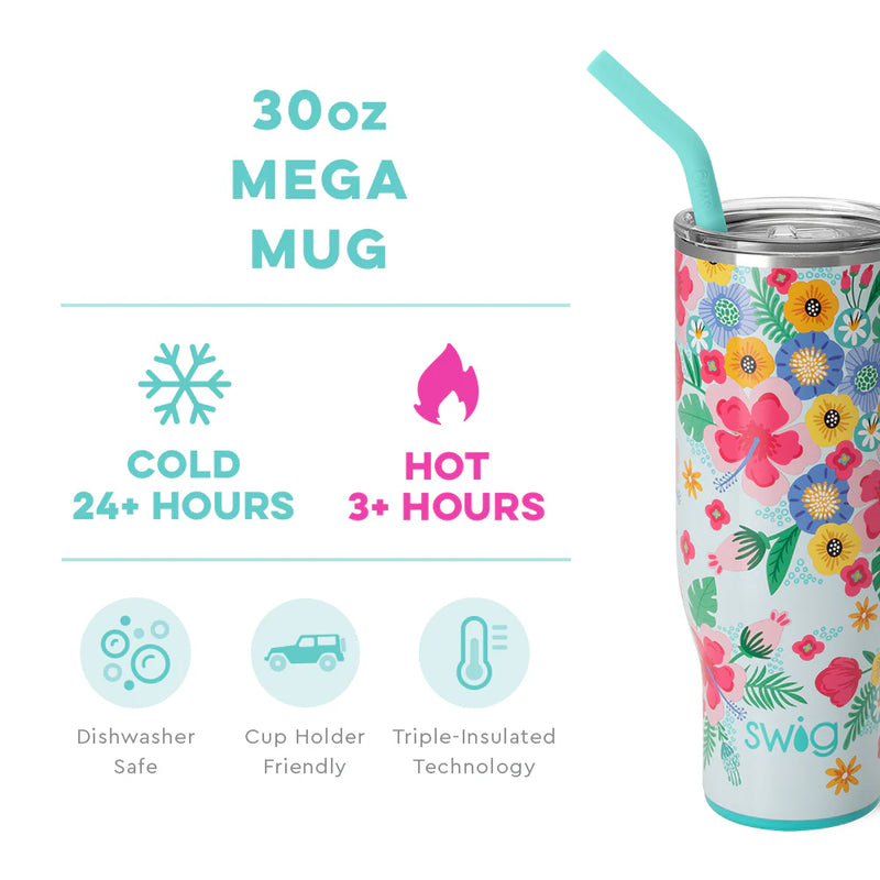 Island Bloom Mega Mug