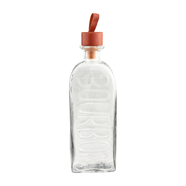 Embossed Glass Decanter