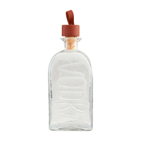 Embossed Glass Decanter