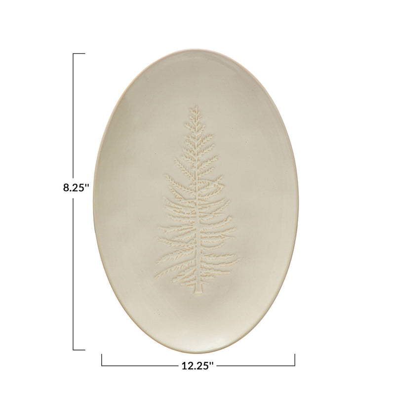 Oval Tree Platter