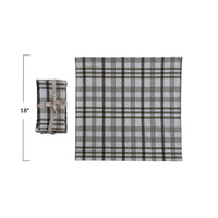 Plaid Stonewashed Napkins