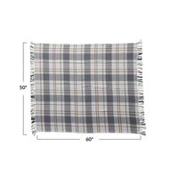 Fringed Flannel Throw