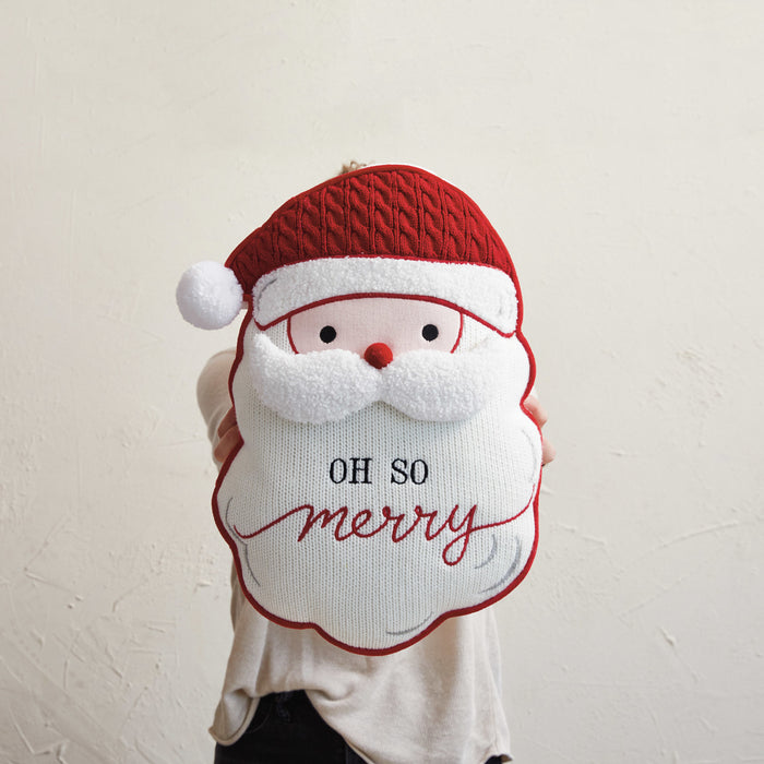 Tufted Santa Pillow