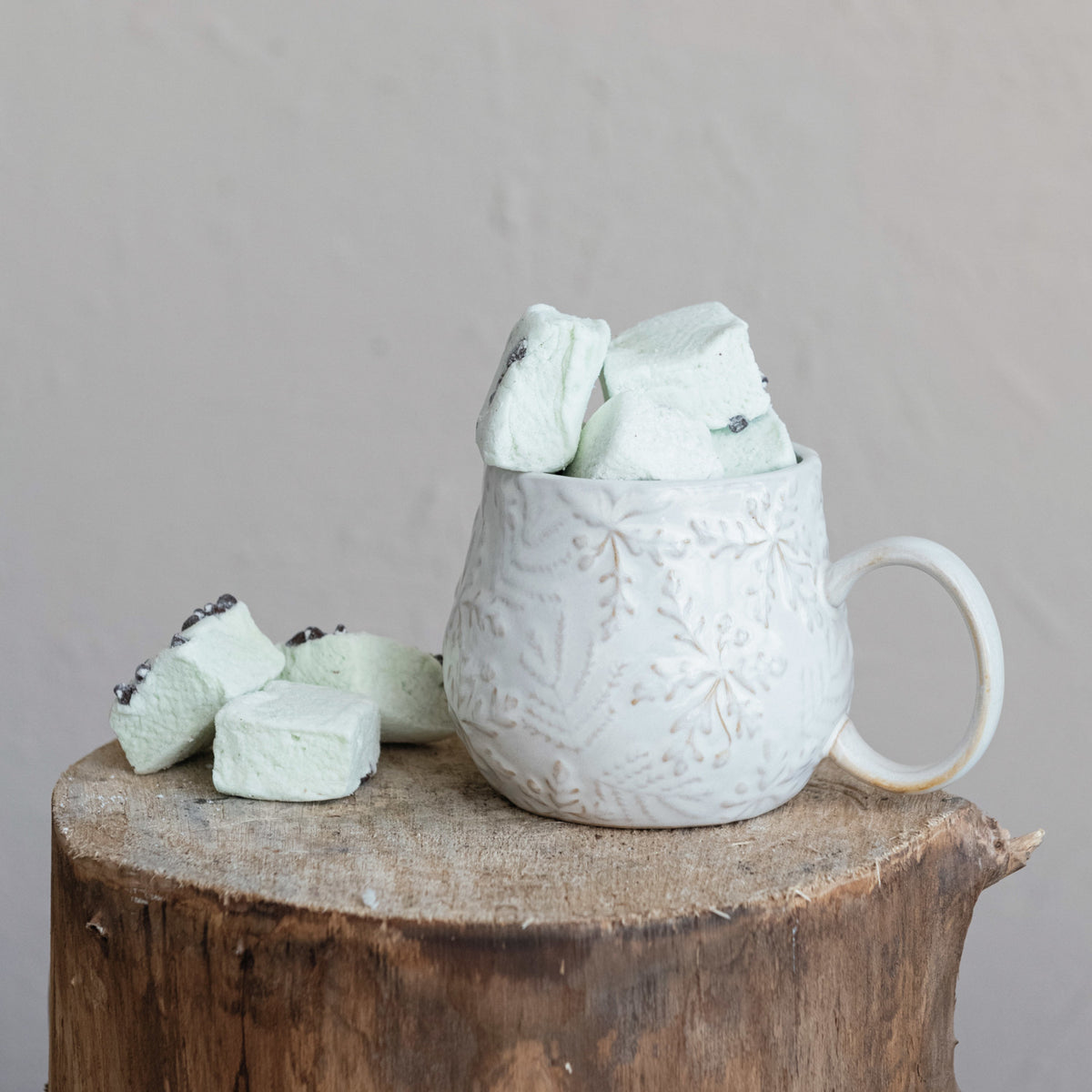 Snowflake Stoneware Mug