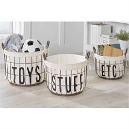 Wire Storage Basket Set