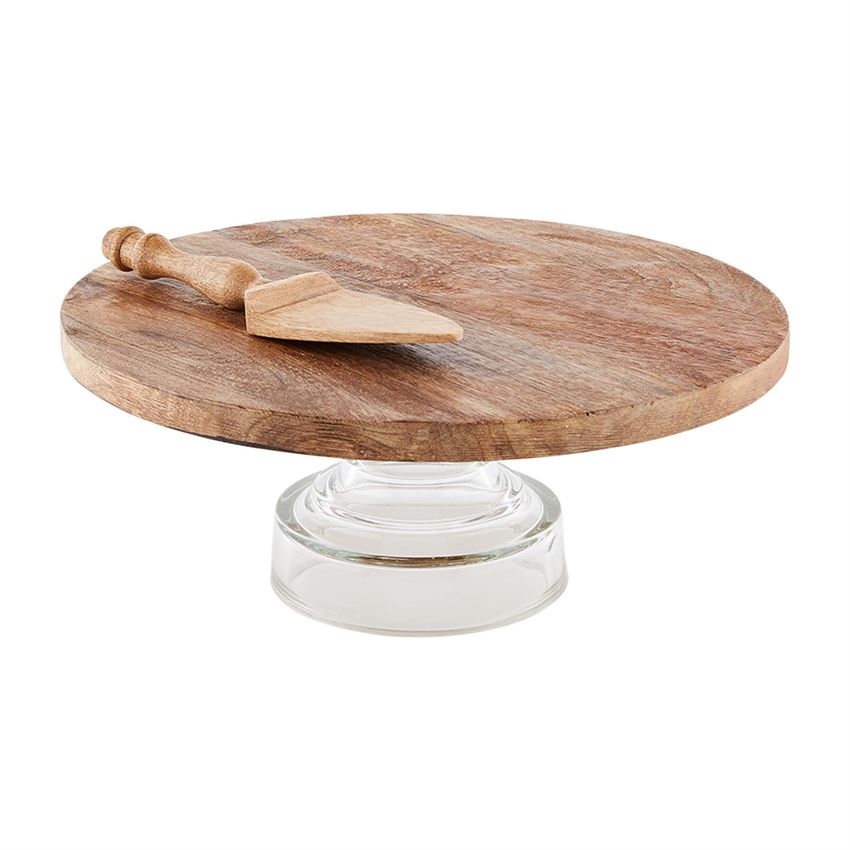 Small wooden cake stand - Brown - Home All | H&M IN