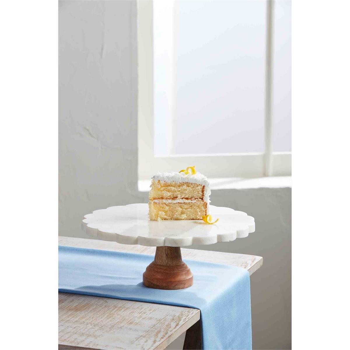 Scalloped 2025 cake stand