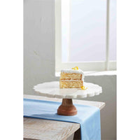 Scalloped Cake Stand