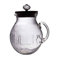 Door Knob Glass Pitcher