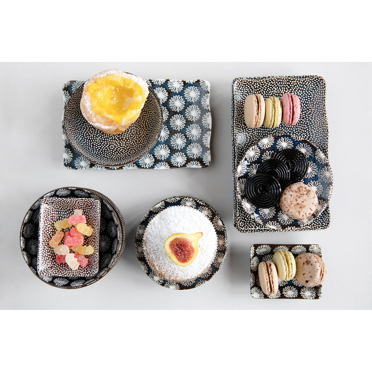 Patterned Stoneware Platter