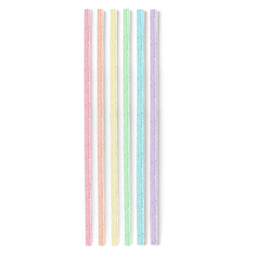 Pop Fizz + Pink Glitter Reusable Straw Set by Swig